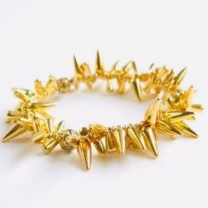 :: Stella & Dot⚜️GOLD⚜️Renegade Spike Bracelet